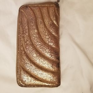 Henri Bendel Bronze Wallet
